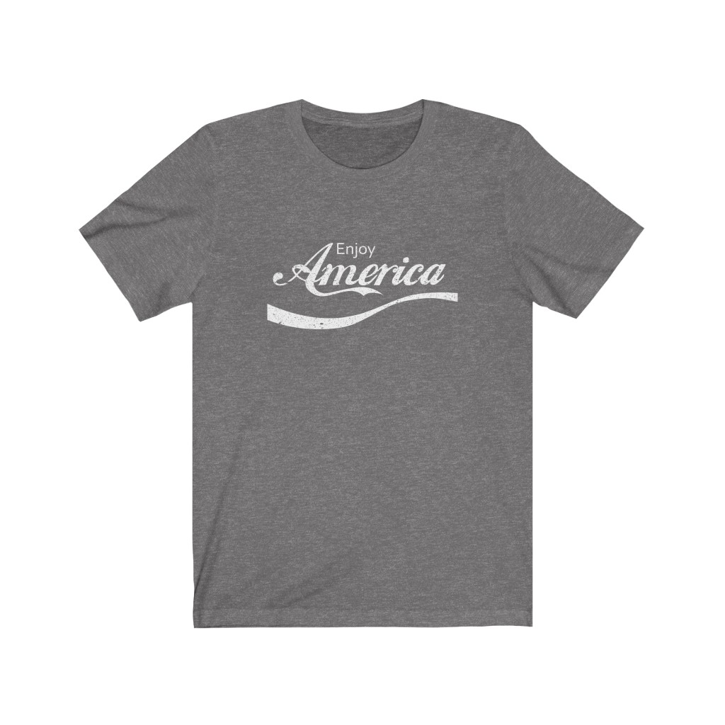 Tee The People - Enjoy America T-Shirt - Deep Heather