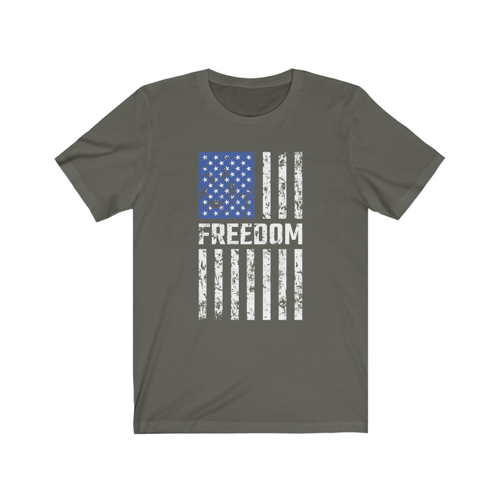 Tee The People - Freedom Flag T-Shirt - Army