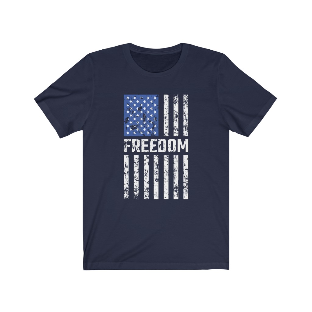Tee The People - Freedom Flag T-Shirt - Navy