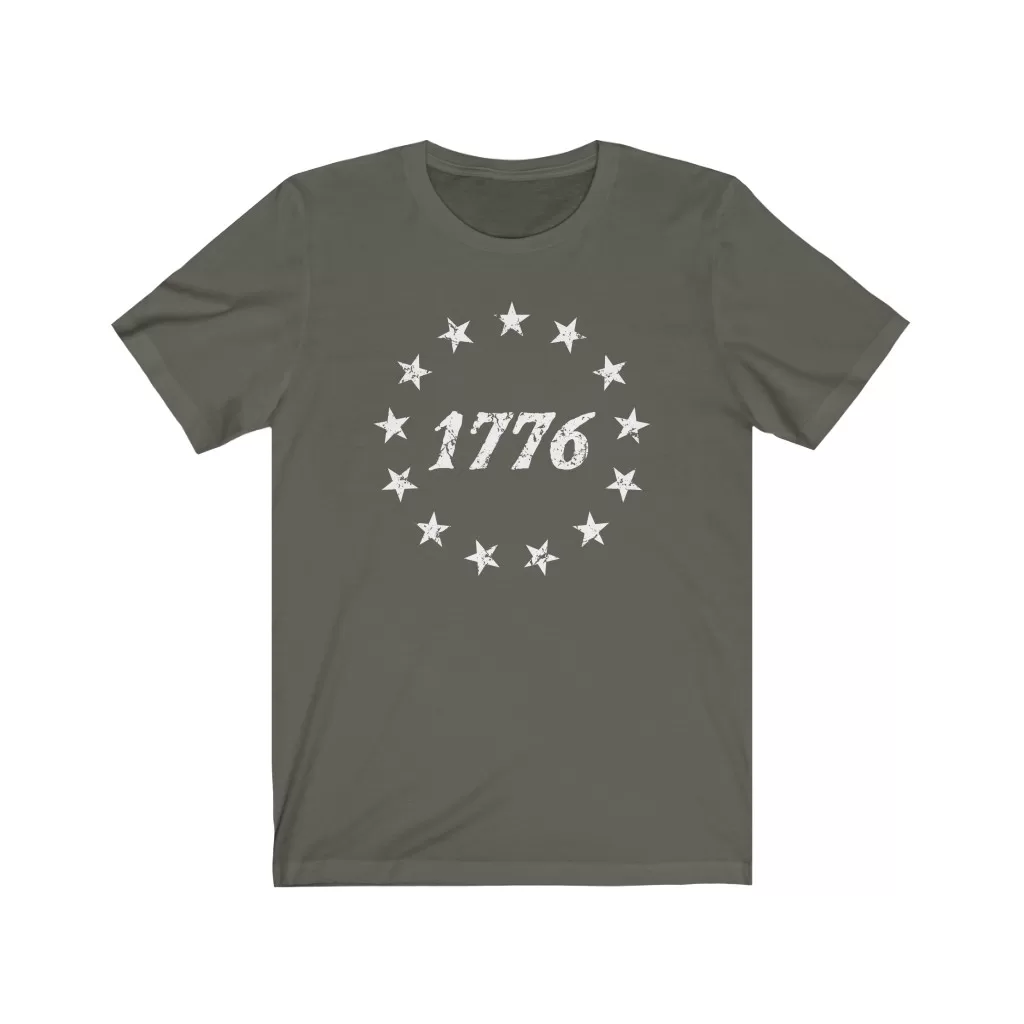 Tee The People - 1776 Betsy Ross Symbol T-Shirt - Army