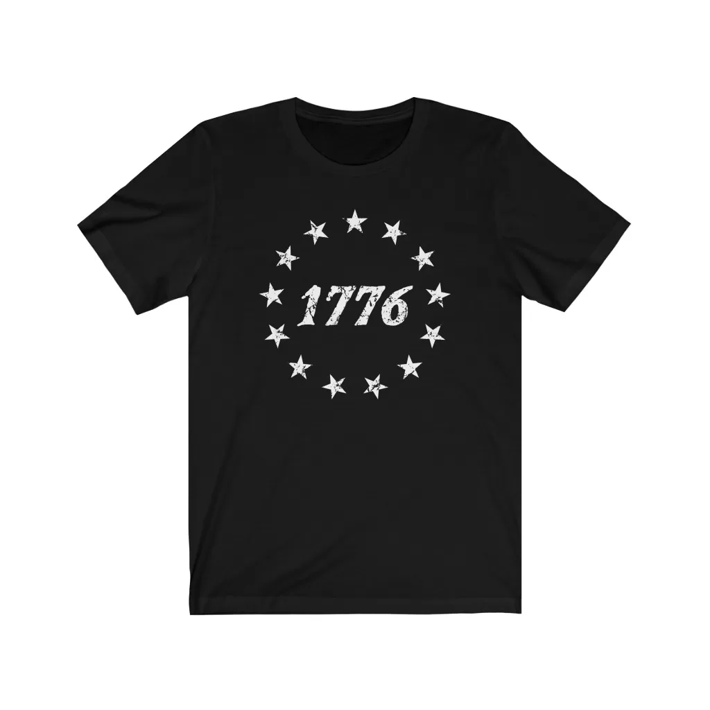 Tee The People - 1776 Betsy Ross Symbol T-Shirt - Black