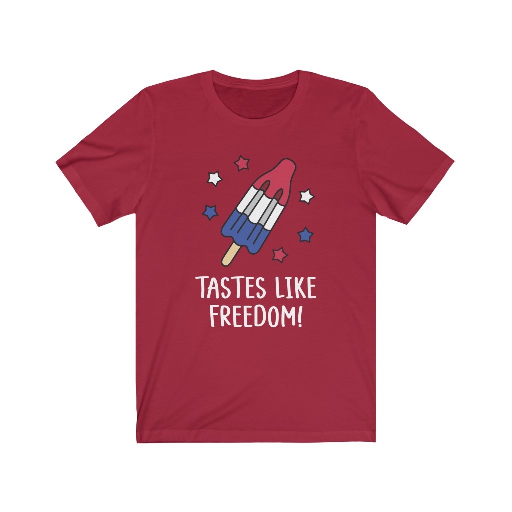 Tee The People - Tastes Like Freedom! T-Shirt - Canvas Red