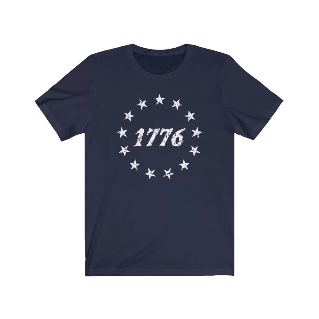 Tee The People - 1776 Betsy Ross Symbol T-Shirt - Navy