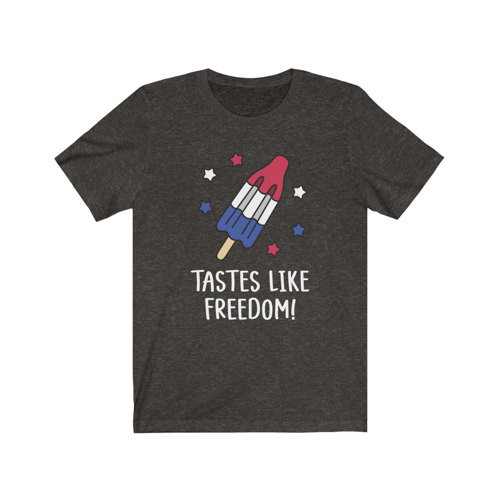 Tee The People - Tastes Like Freedom! T-Shirt - Black Heather