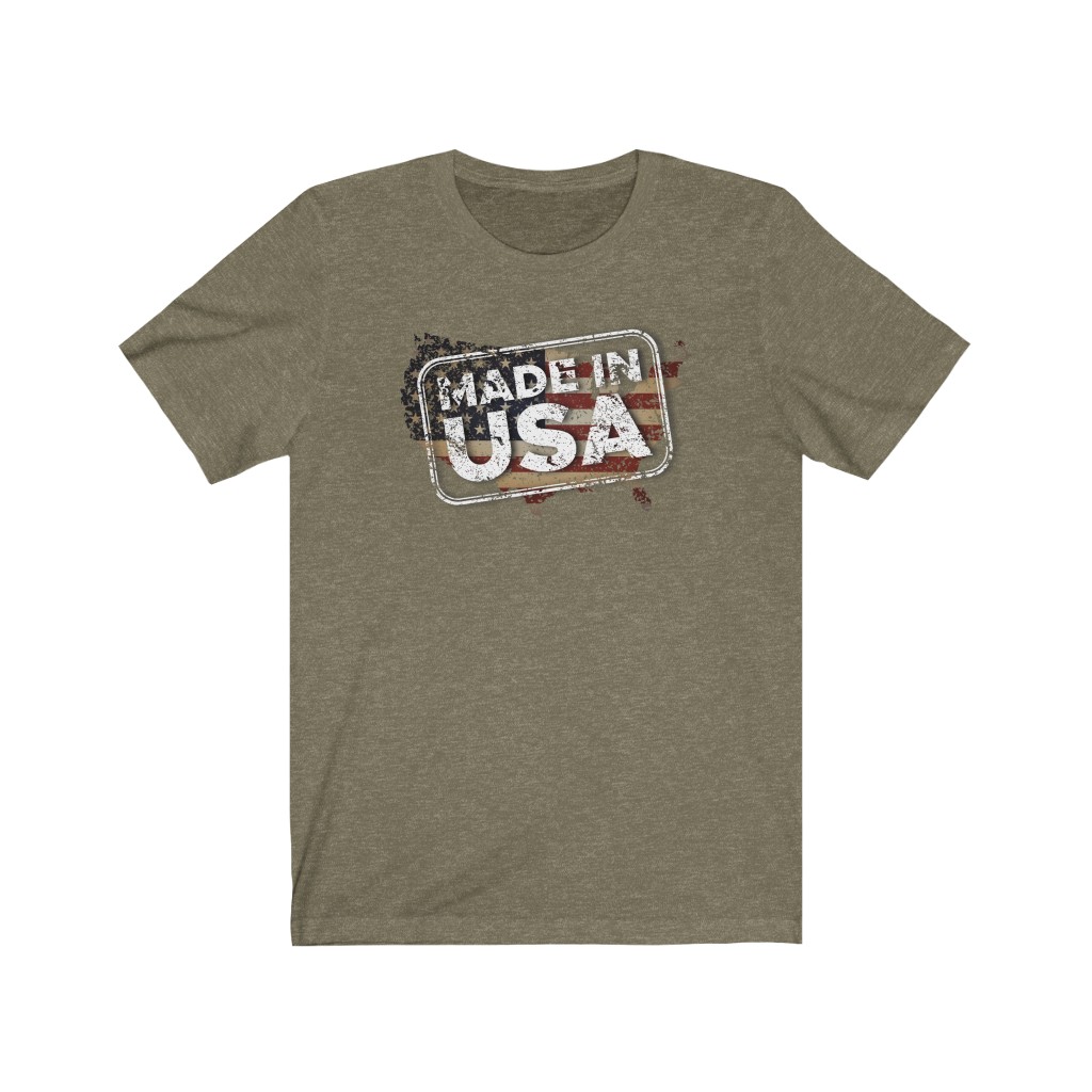 Tee The People - Made In USA T-Shirt - Heather Olive